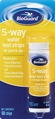 BioGuard 5-in-1 Pool Test Strips, 50 Strips