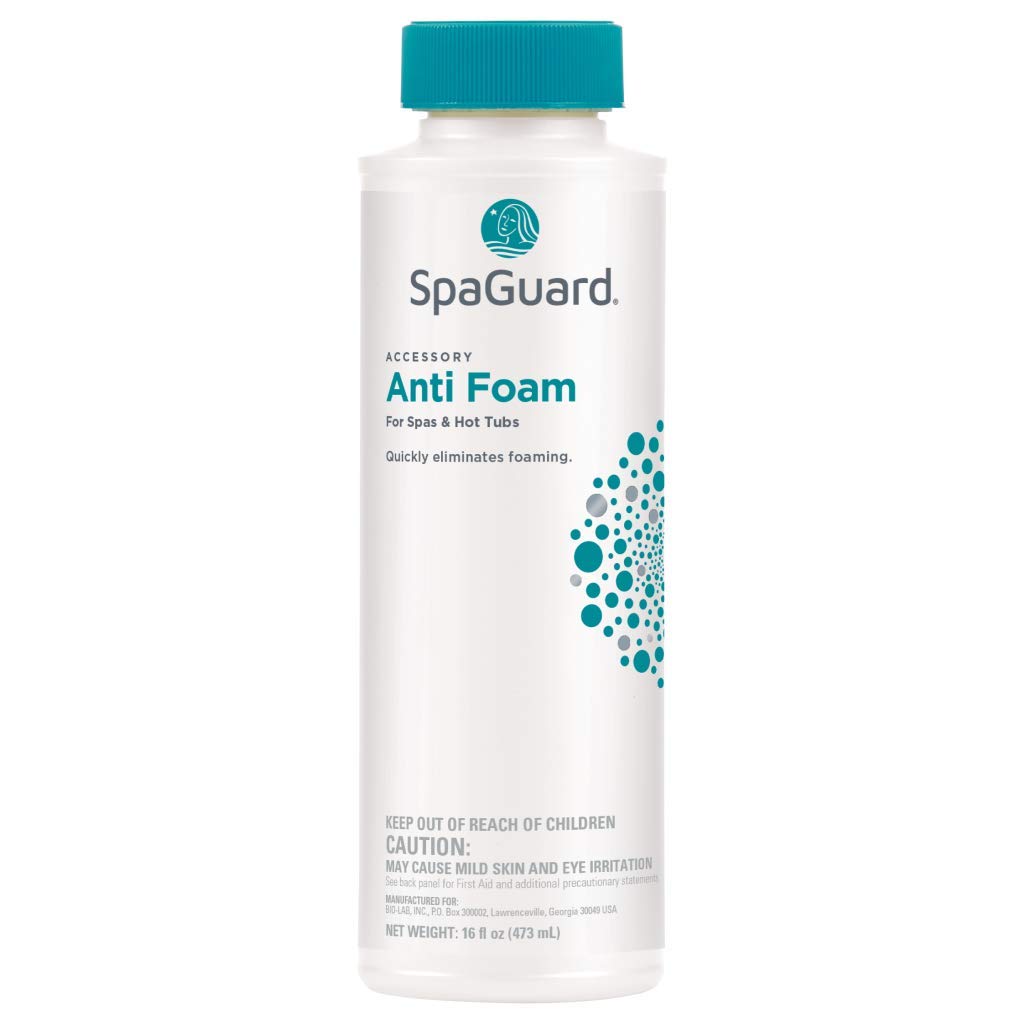 SpaGuard Spa Anti-Foam for Spas & Hot Tubs, 1 Pint, Single Pack