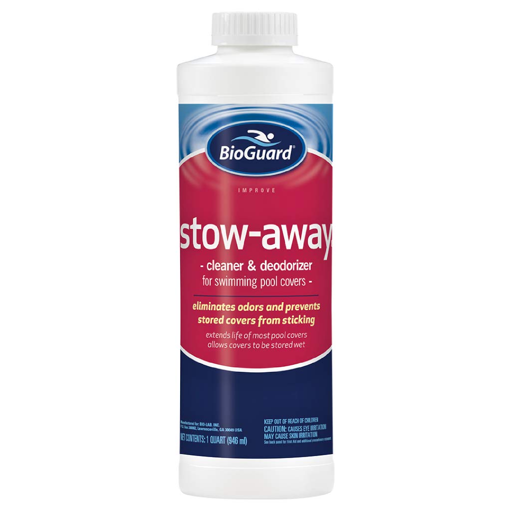 BioGuard Stow Away Cleaner & Deodorizer for Pool Cover, 1 Quart, Single