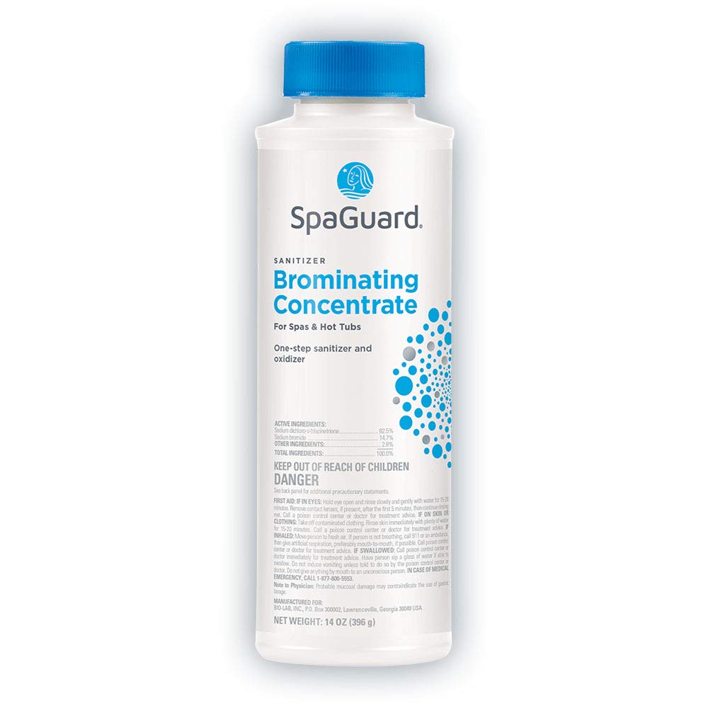 SpaGuard Brominating Concentrate for Spas & Hot Tubs, 14 oz, Single Pack