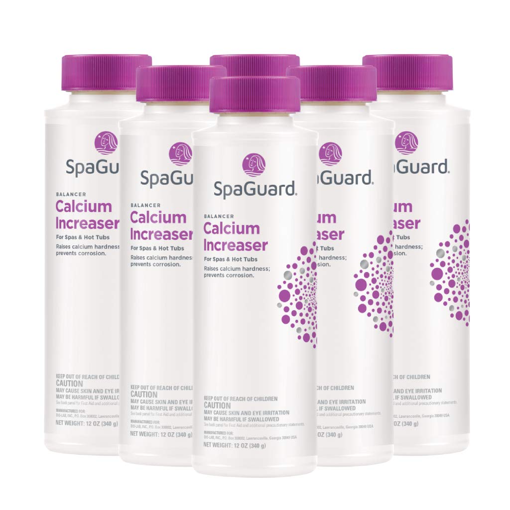 SpaGuard Spa Calcium Hardness Increaser, 12 oz, 6 Pack