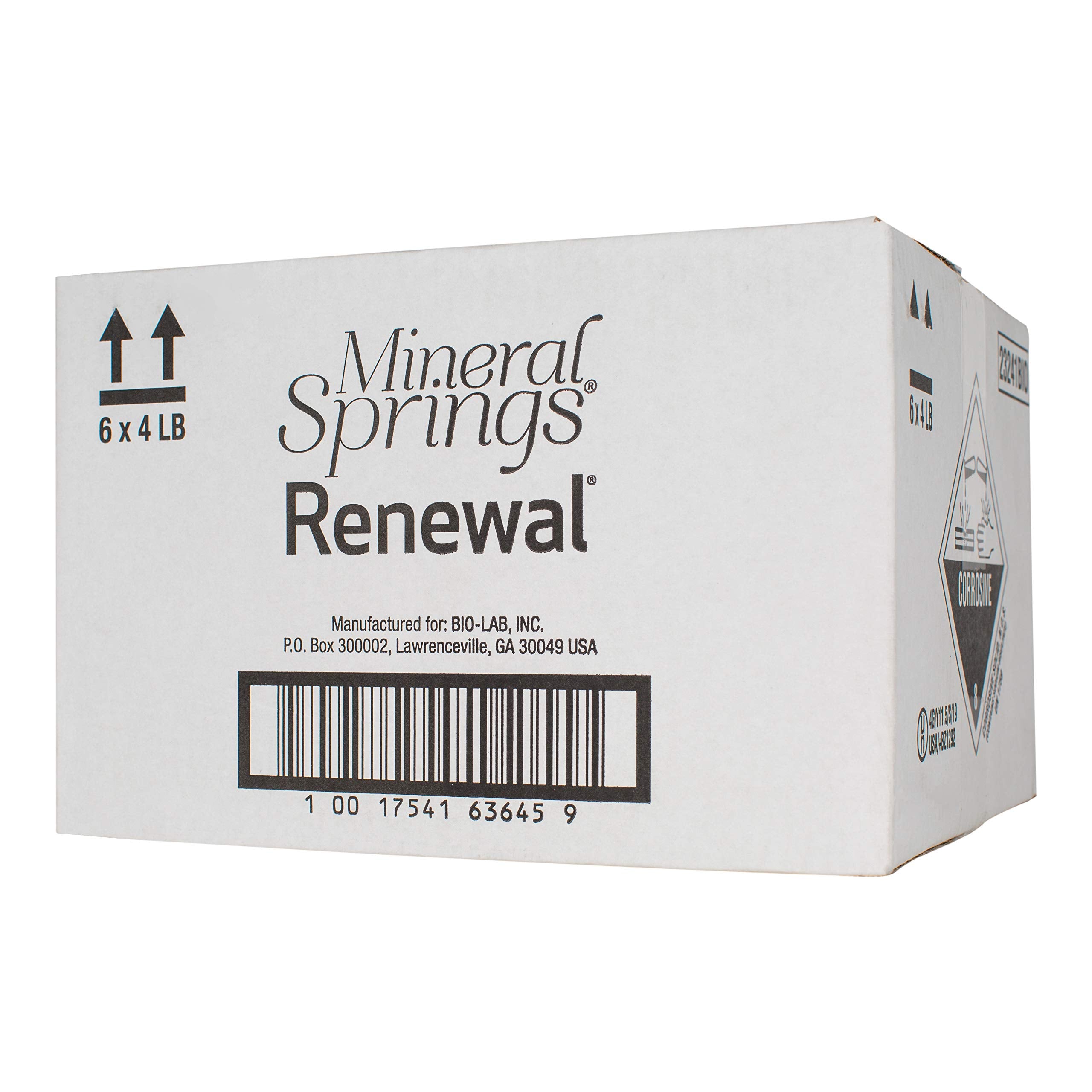 BioGuard Mineral Springs Renewal, 4 lb, Pack of 6