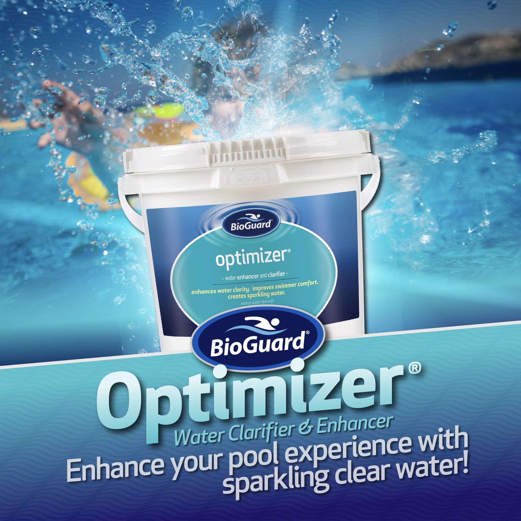 BioGuard Optimizer Pool Water Enhancer and Clarifier, 20 lb, Single Pack