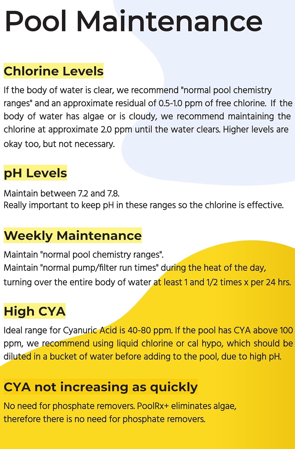 PoolRx+Black/White Booster (20K - 30K Gallons)