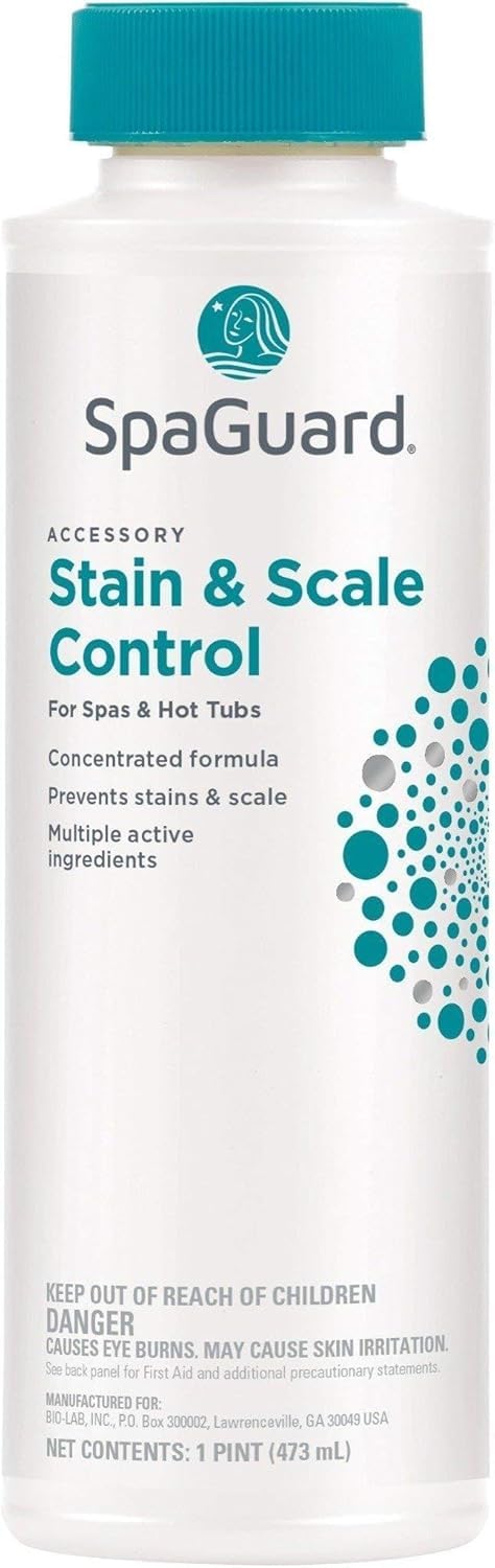 SpaGuard Stain & Scale Control for Spas & Hot Tubs, 1 Pint, Single Pack