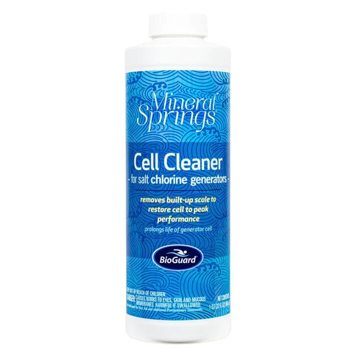 BioGuard Mineral Springs Cell Cleaner for Salt Chlorine Generators, 1 Quart