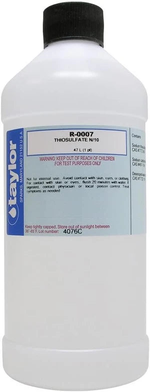 Taylor R-0007, Thiosulfate N/10