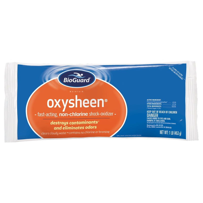 BioGuard Oxysheen Non-Chlorine Shock Oxidizer, 1 lb, Single Pack