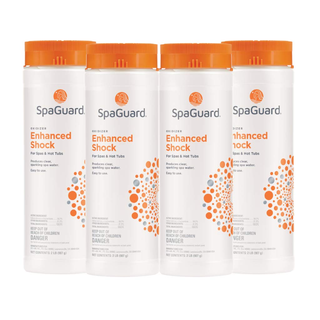 SpaGuard Enhanced Shock, 2 lb, 4 Pack