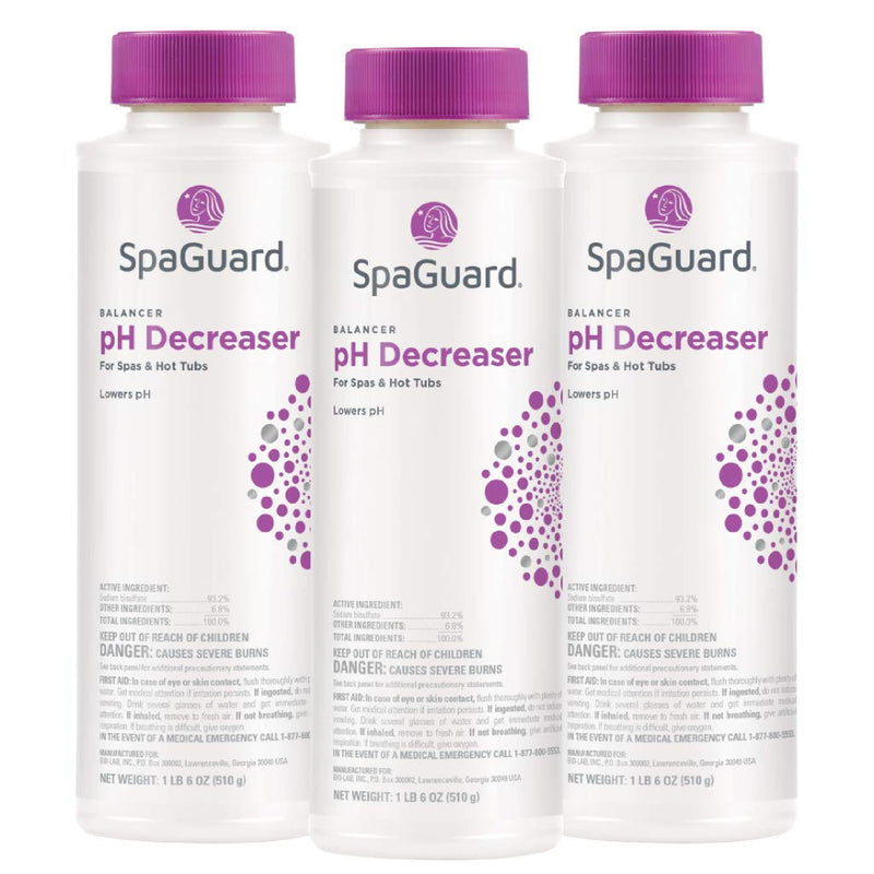 SpaGuard pH Decreaser, 22 oz, 3 Pack