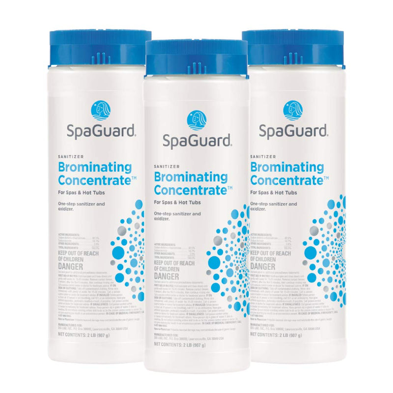 SpaGuard Brominating Concentrate for Spas & Hot Tubs, 2 lb, 3 Pack