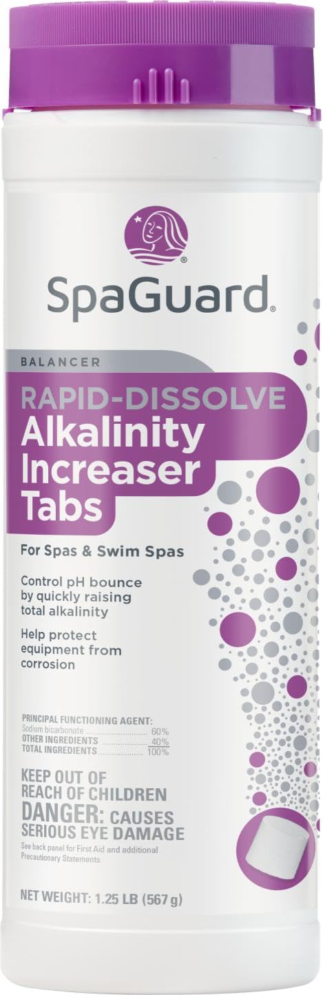 SpaGuard Rapid-Dissolve Alkalinity Increaser Tabs for Spas, 1.25 lb