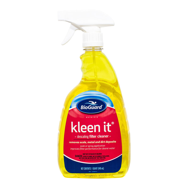 BioGuard Kleen It Filter Cleaner, 1 Quart, Single Pack