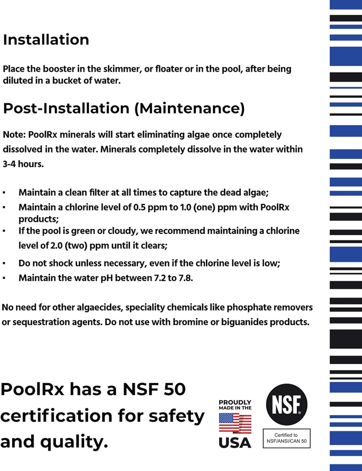 PoolRx+Blue/White Booster (7.5K - 20K Gallons)