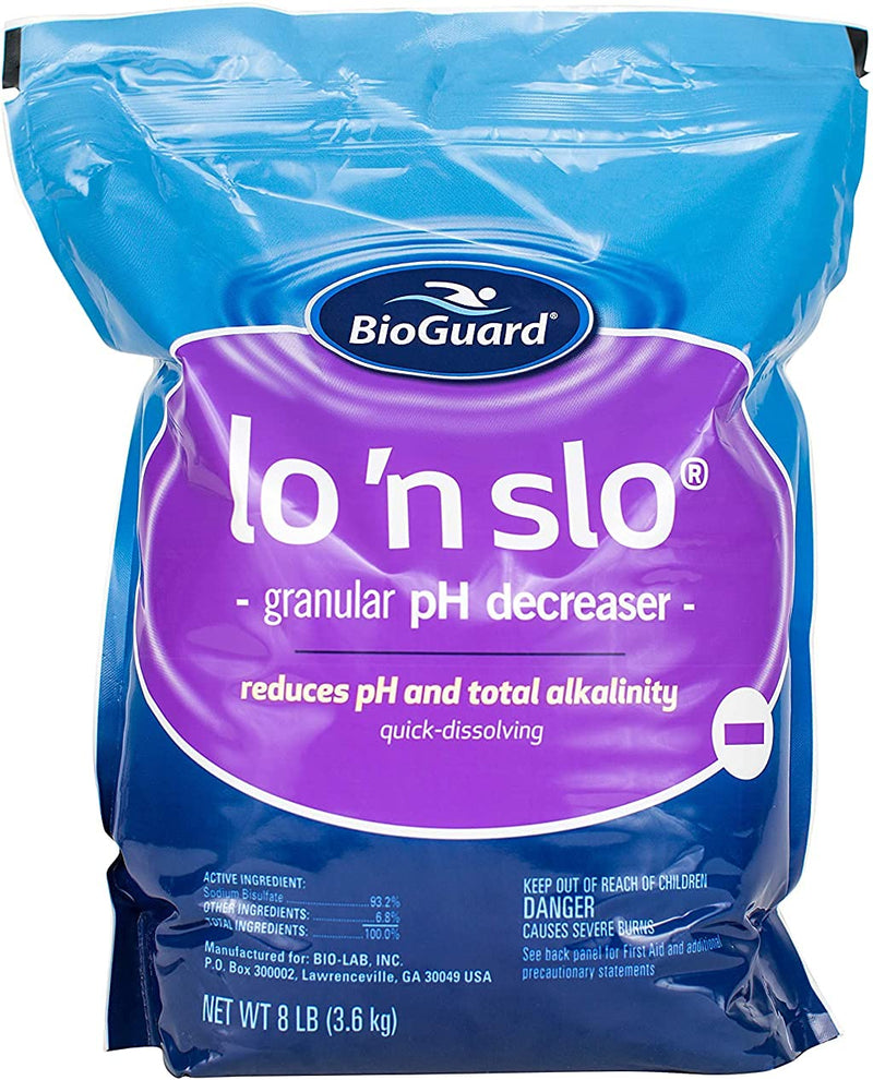 BioGuard Lo 'N Slo Granular pH Decreaser, 8 lb, Single Pack