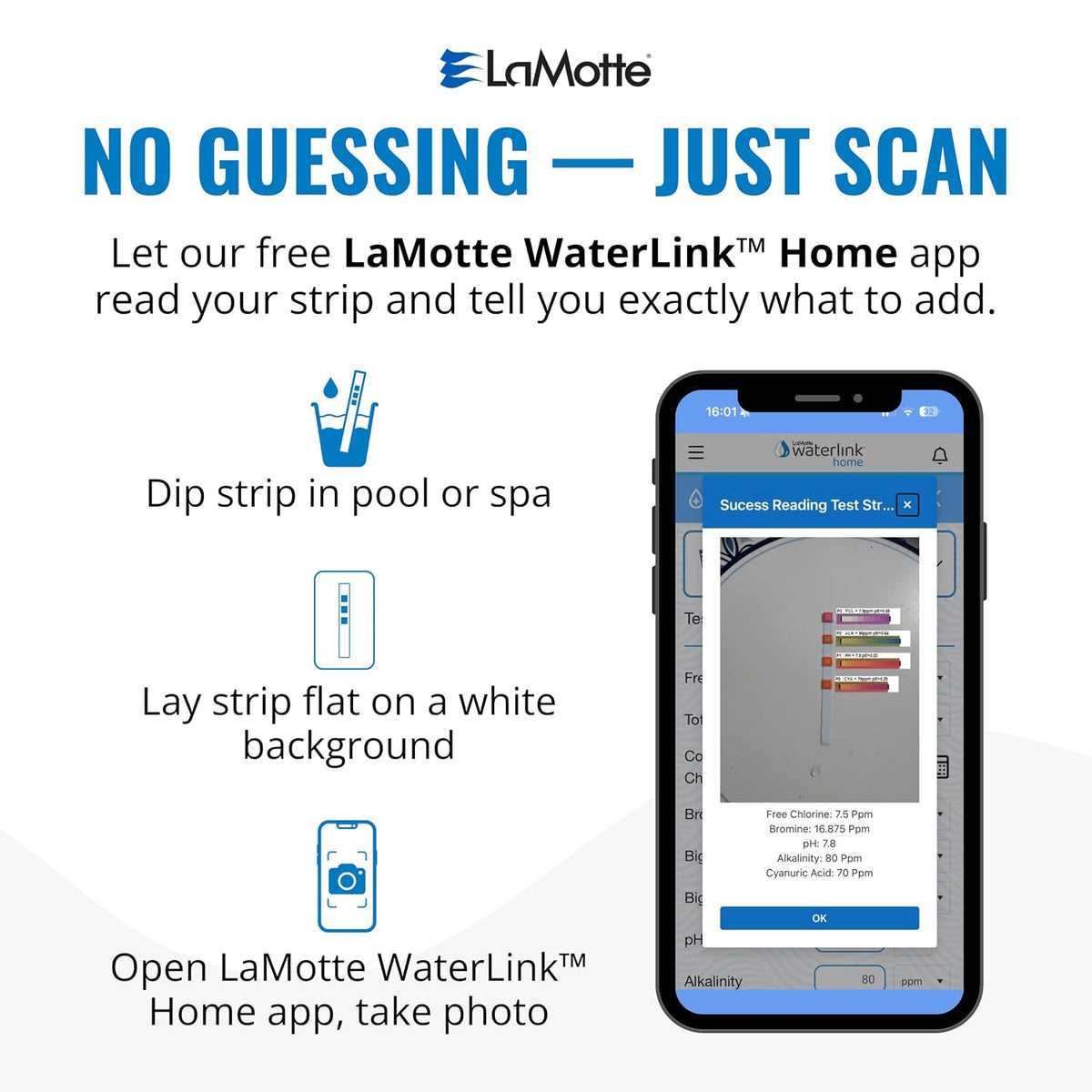 LaMotte Insta Test Pool 4 (50 Strips)