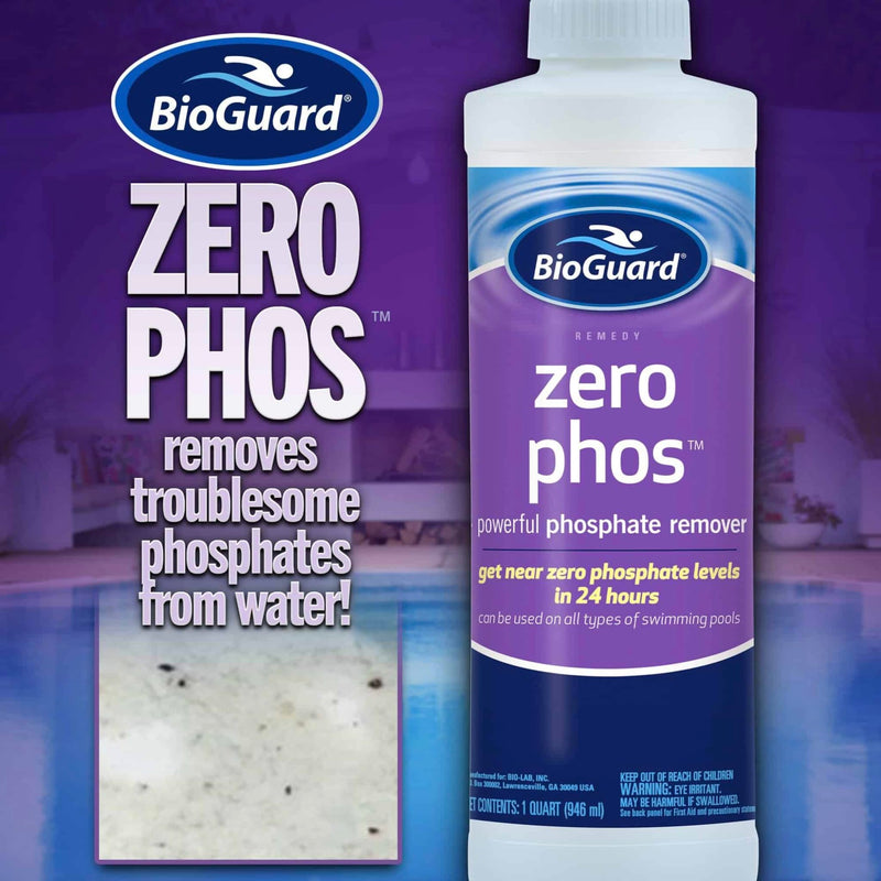 BioGuard Zero Phos Powerful Phosphate Remover, 1 Quart, Single Pack
