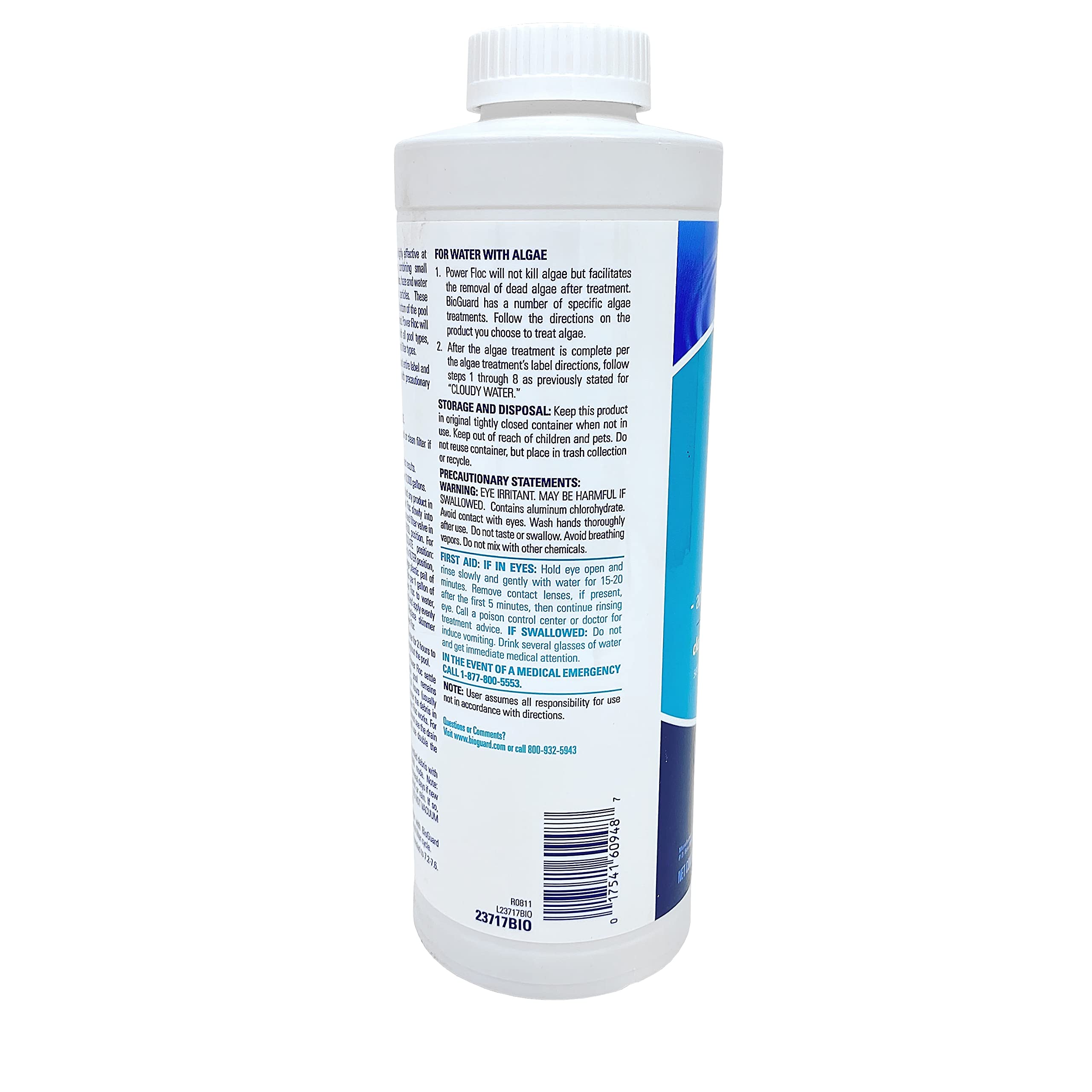 BioGuard PowerFloc Advanced Pool Settling Agent, 1 Quart, Single Pack