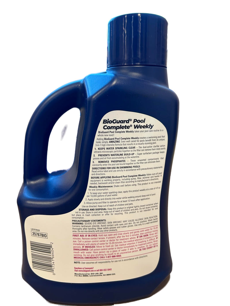 BioGuard Pool Complete Weekly, 3 Liter, Single Pack