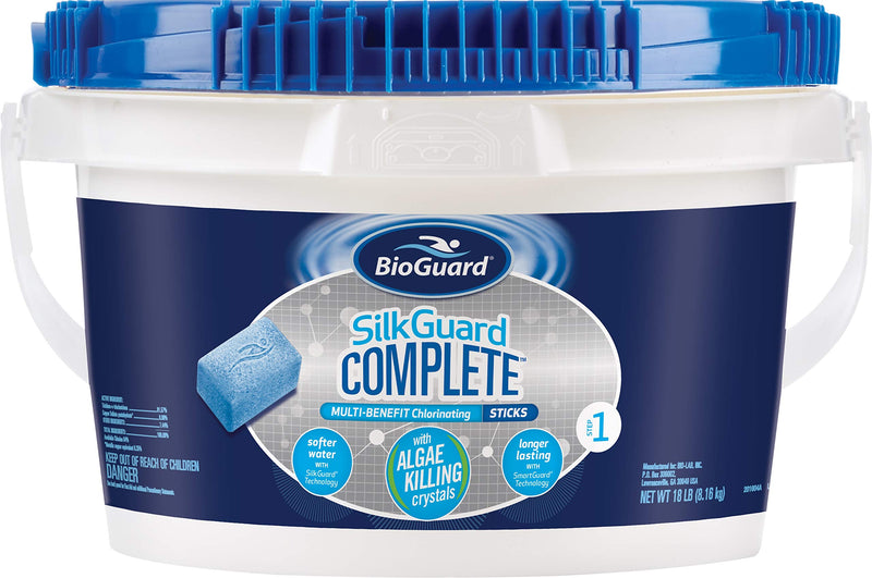 BioGuard SilkGuard Complete Chlorinating Sticks, 18 lb, Single Pack