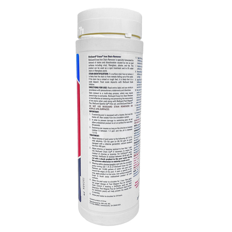 BioGuard Erase Iron Stain Remover, 1.75 lb, 2 Pack
