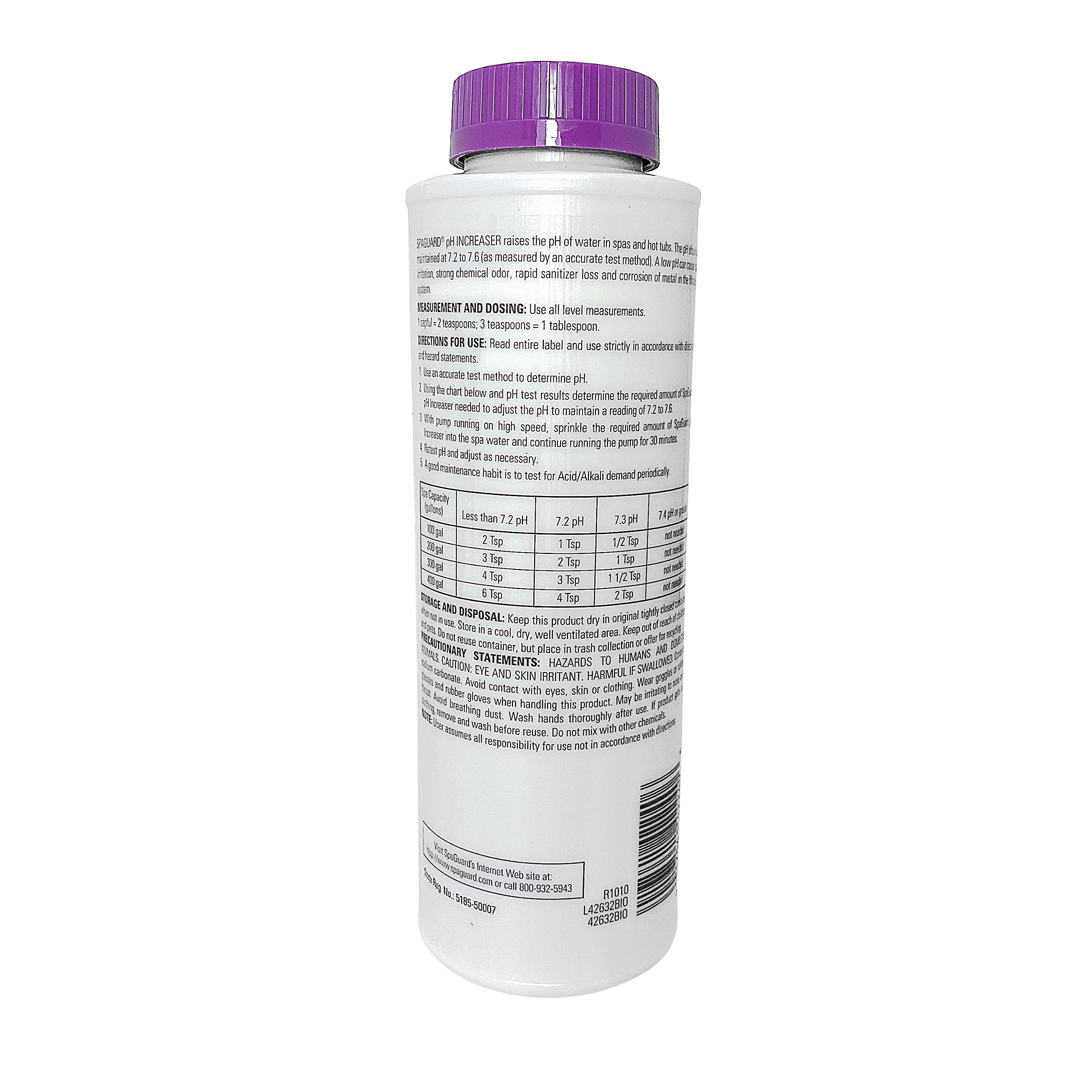 SpaGuard pH Increaser, 1.12 lb, Single Pack