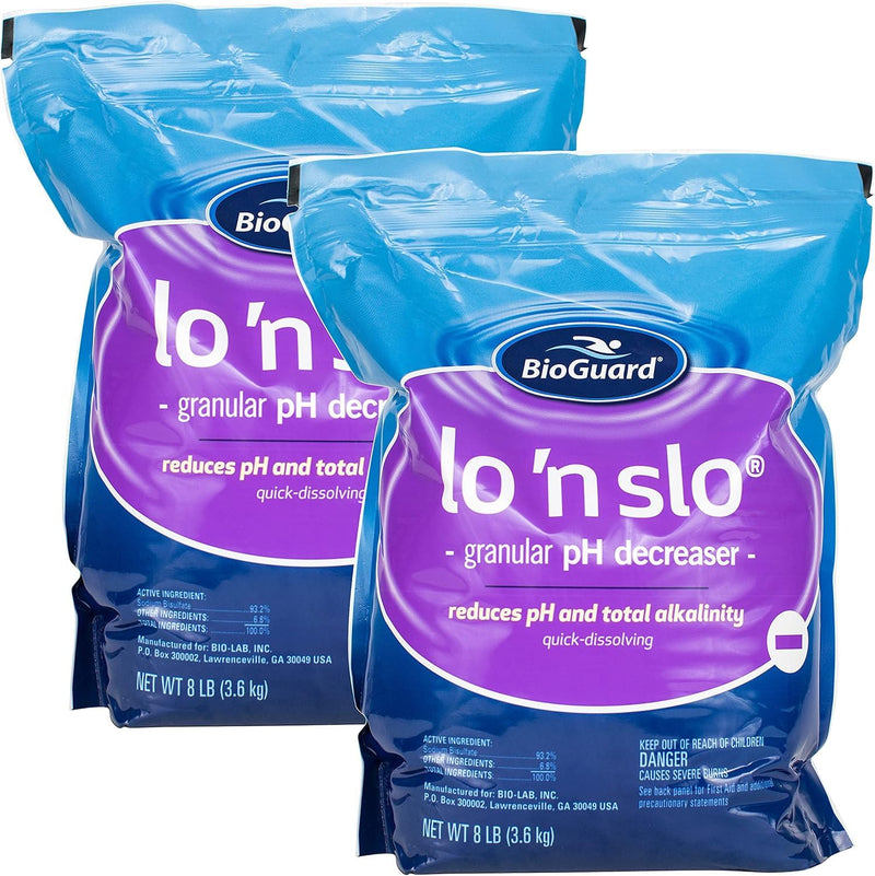 BioGuard Lo 'N Slo Granular pH Decreaser, 8 lb, 2 Pack