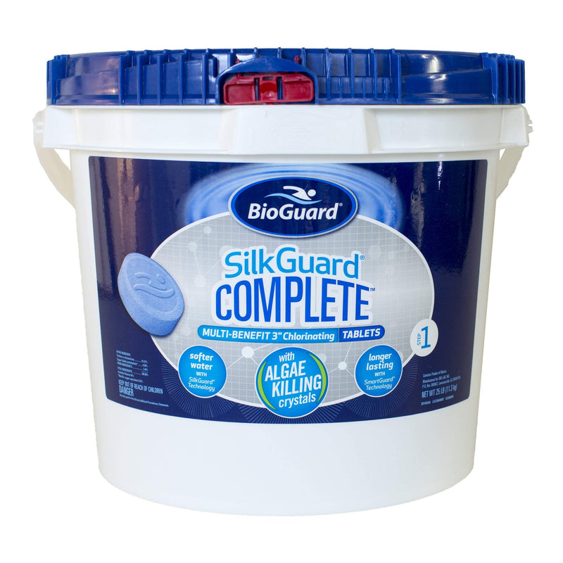BioGuard SilkGuard Complete 3 Chlorinating Tablets, 25 lb, Single Pack