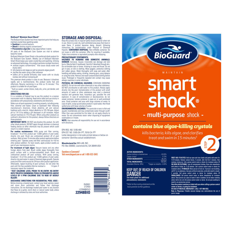 BioGuard Smart Shock, 25 lb, Single Pack