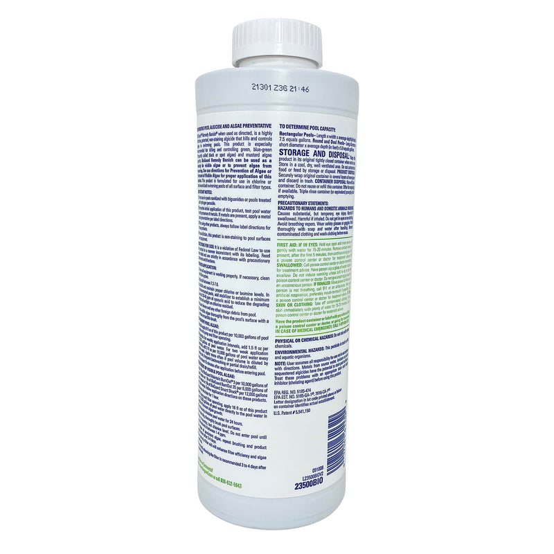 BioGuard Banish Pool Algae Preventative, 1 Quart, Single Pack