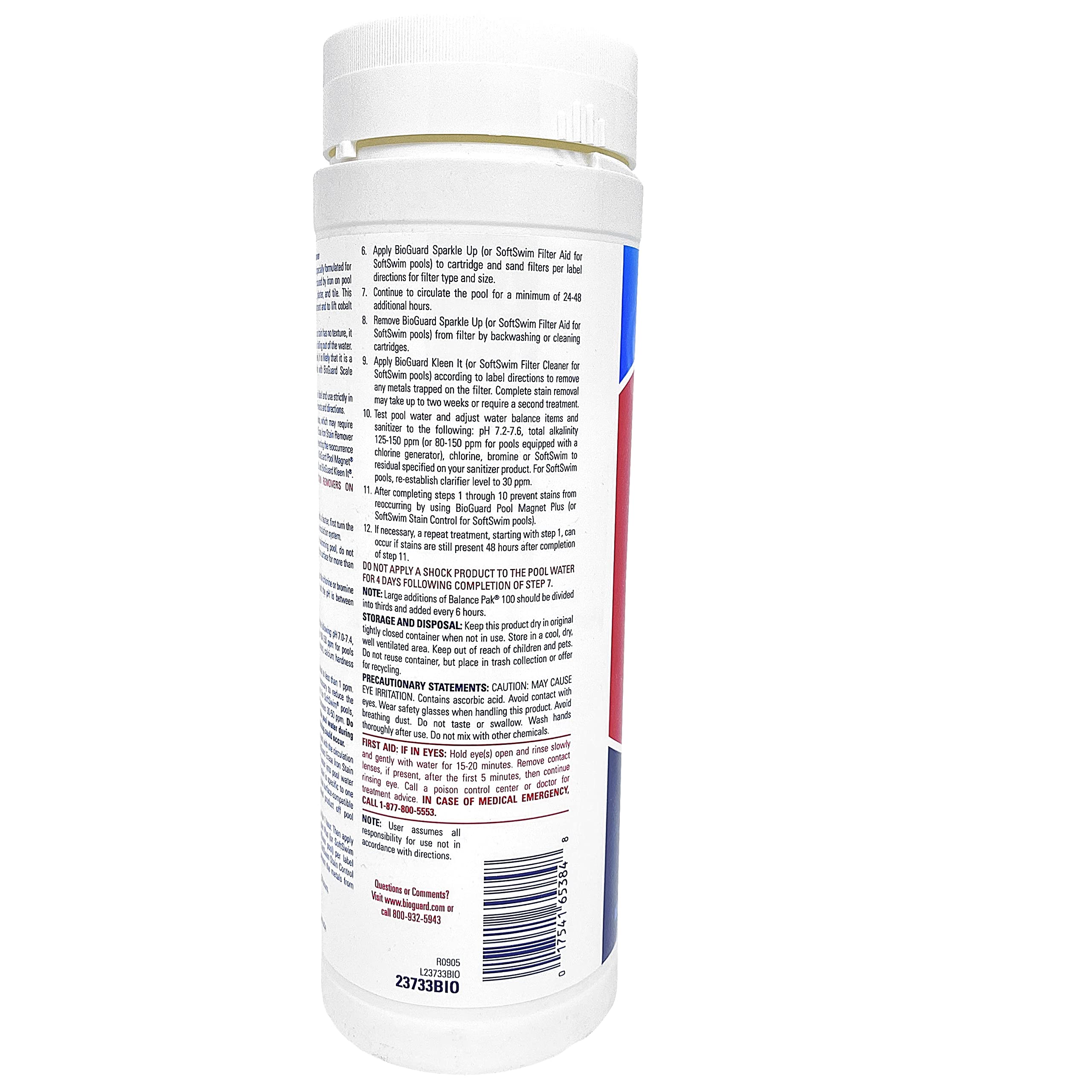 BioGuard Erase Iron Stain Remover, 1.75 lb, 2 Pack