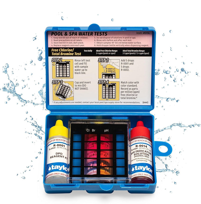 Taylor Technologies K-1001 Basic DPD Pool & Spa Test Kit
