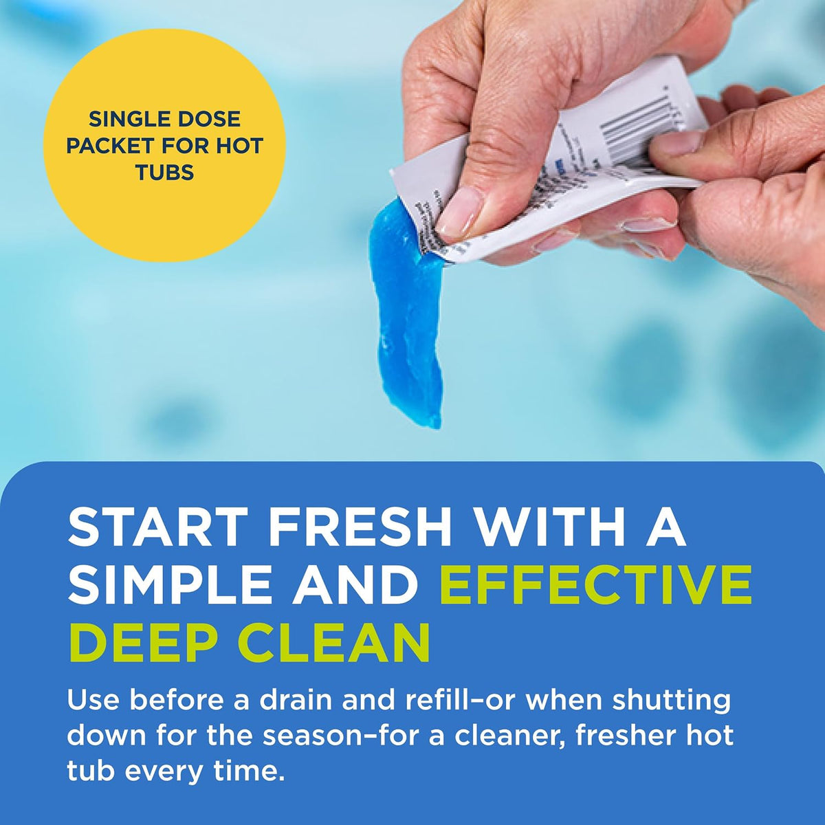 FROG Hot Tub Pipe & Jet Cleanser Packet