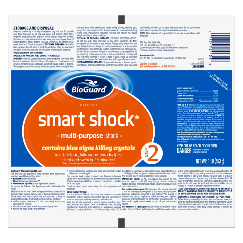 BioGuard Smart Shock, 1 lb