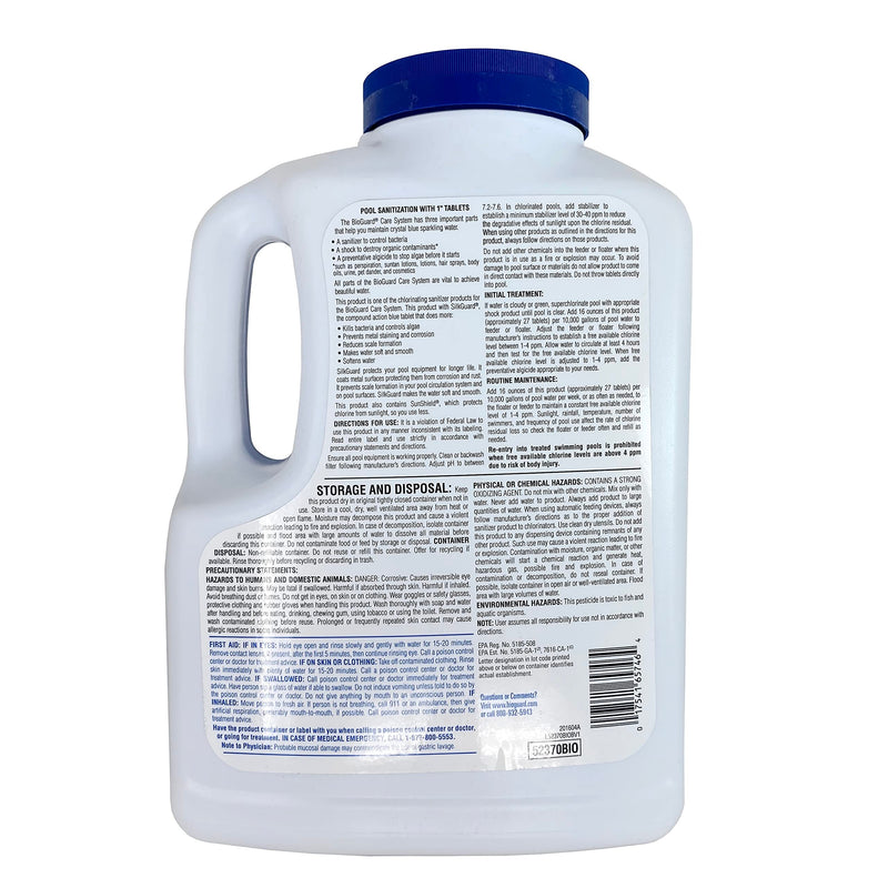 BioGuard SilkGuard Complete 1 Chlorinating Tablets, 4.5 lb, Single Pack