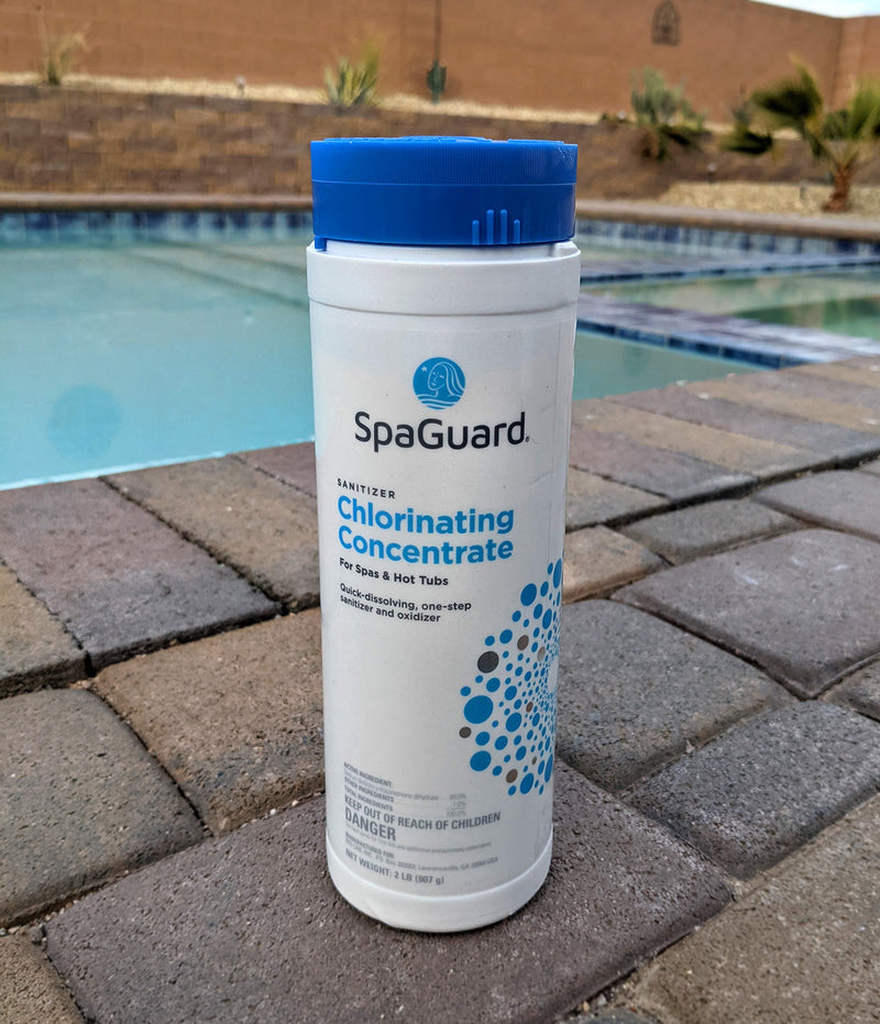 SpaGuard Spa Chlorinating Concentrate, 2 lb, Single Pack
