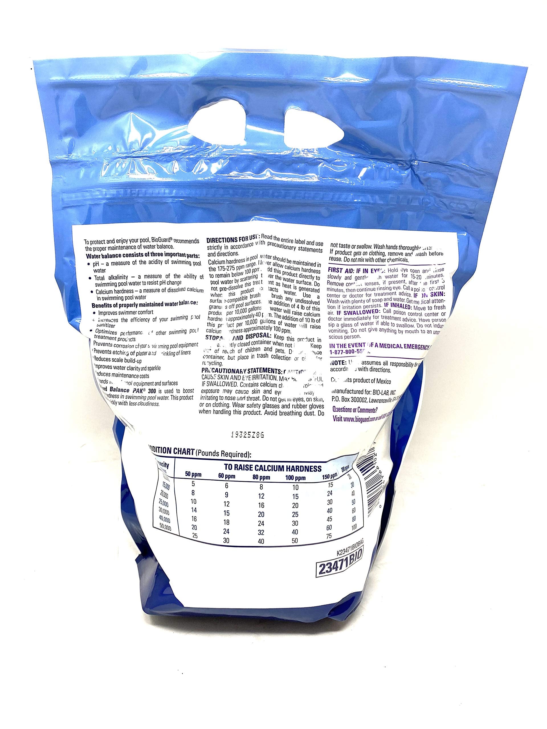 BioGuard Balance Pak 300 Calcium Hardness Increaser, 7 lb, Single Pack