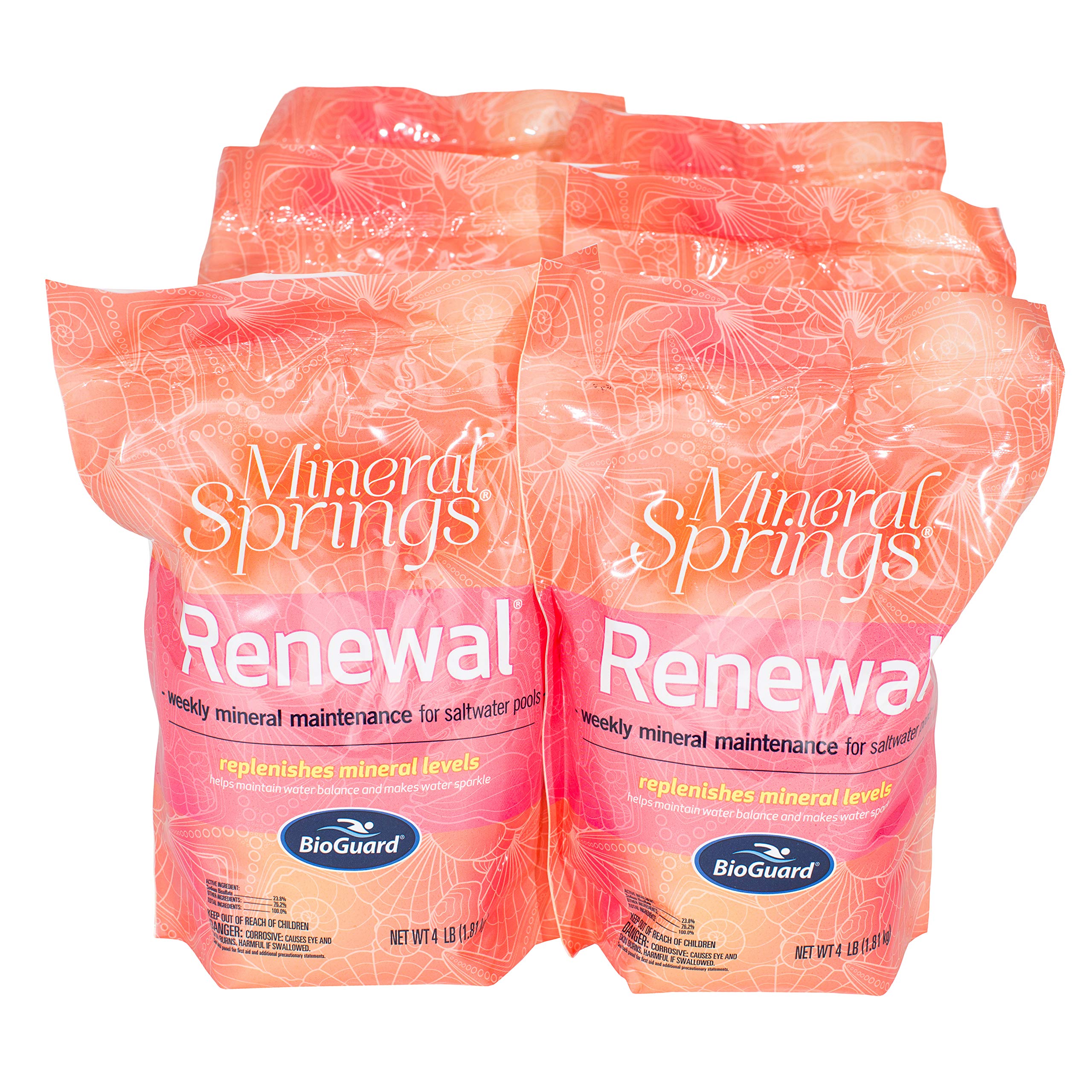 BioGuard Mineral Springs Renewal, 4 lb, Pack of 6